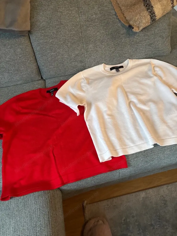 T-Shirt - rot weiß