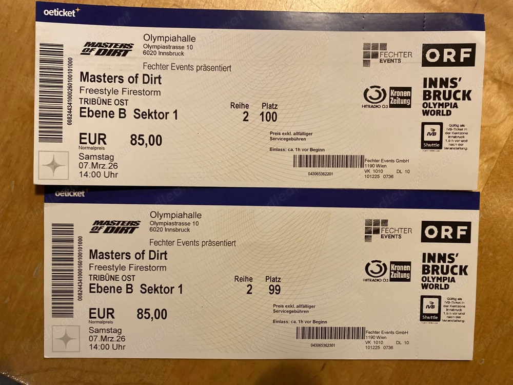 Masters of Dirts 7.3.26 in Innsbruck 