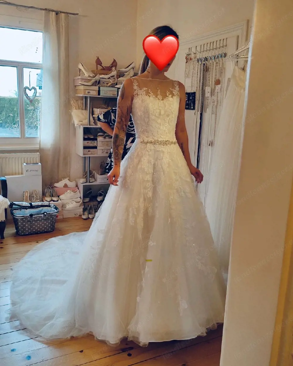 Prinzessinnen Hochzeitskleid Gr. 34 XS