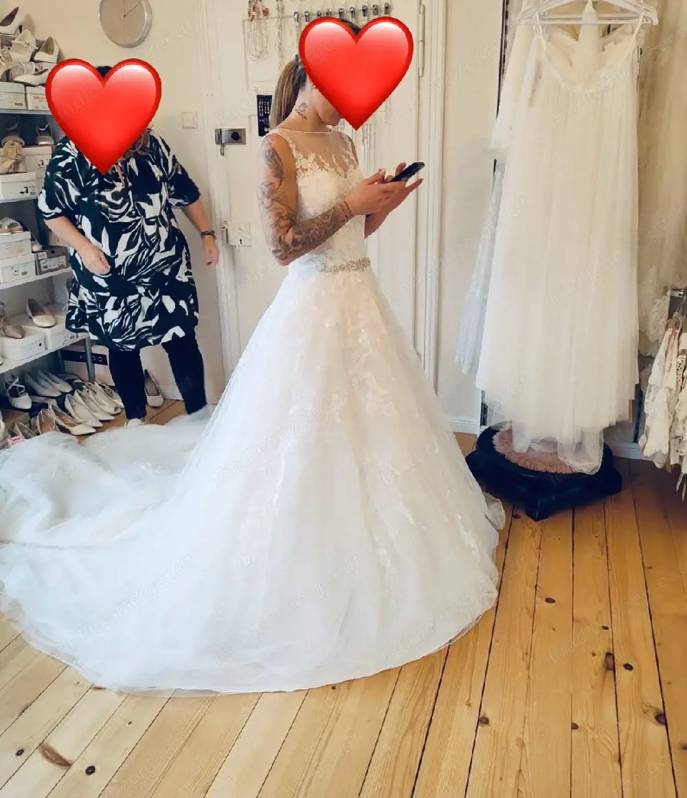Prinzessinnen Hochzeitskleid Gr. 34 XS