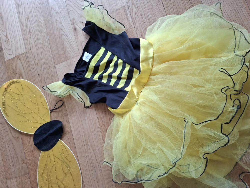 Faschings Kostüm Biene 7-9 Jahre