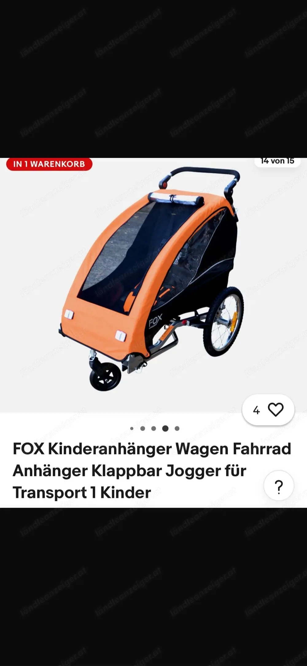 Fahrrad-Angänger Croozer