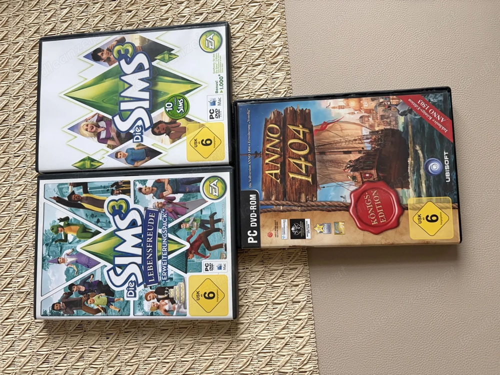 PC-Spiele Anno 1404 und Die SIMS 3