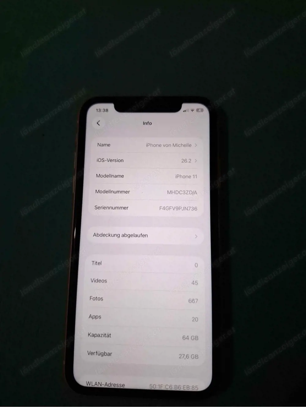 Iphone 11 weiß 64 GB