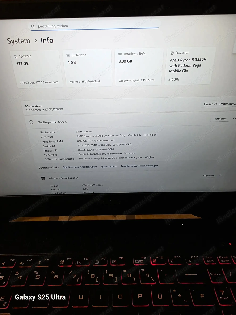 ASUS TUF Gaming Laptop 