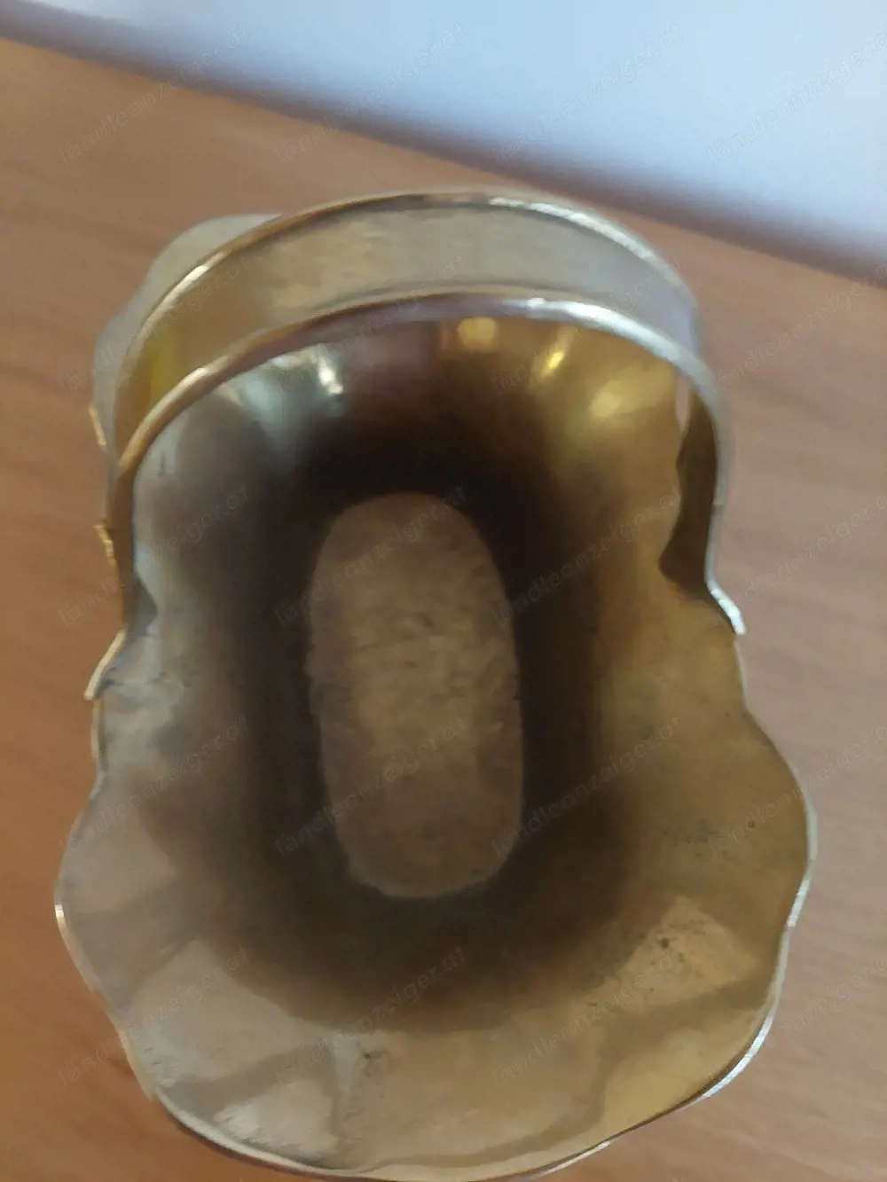 Vintage Messing Henkelkorb