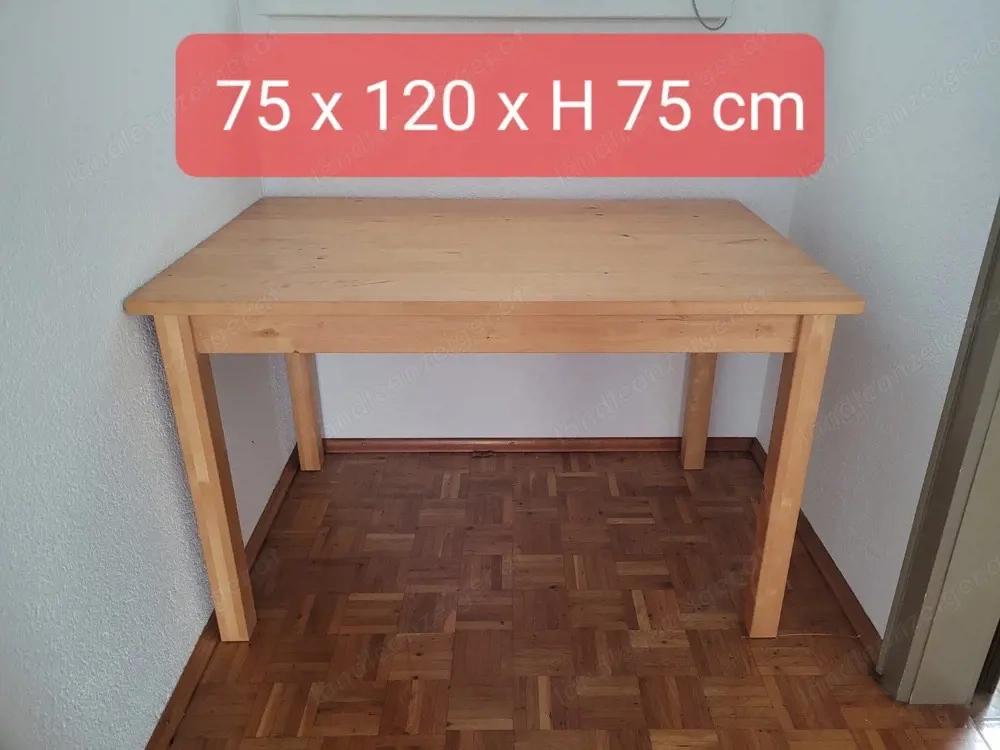 praktikabler Tisch für Homeoffice oder Essen