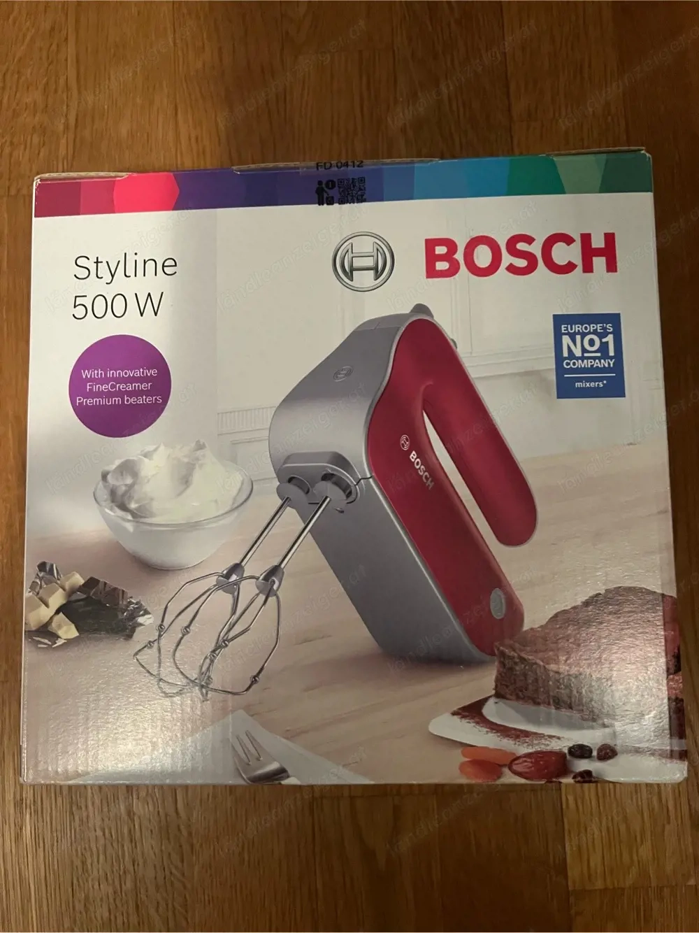 Bosch Styline 500W rot, Handmixer, Mixer, NEU