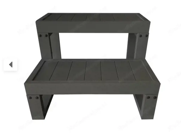 NEU!!!! OVP!!!!Whirlpool Treppe "Dark Grey" | 500 x 600 x 500 mm 