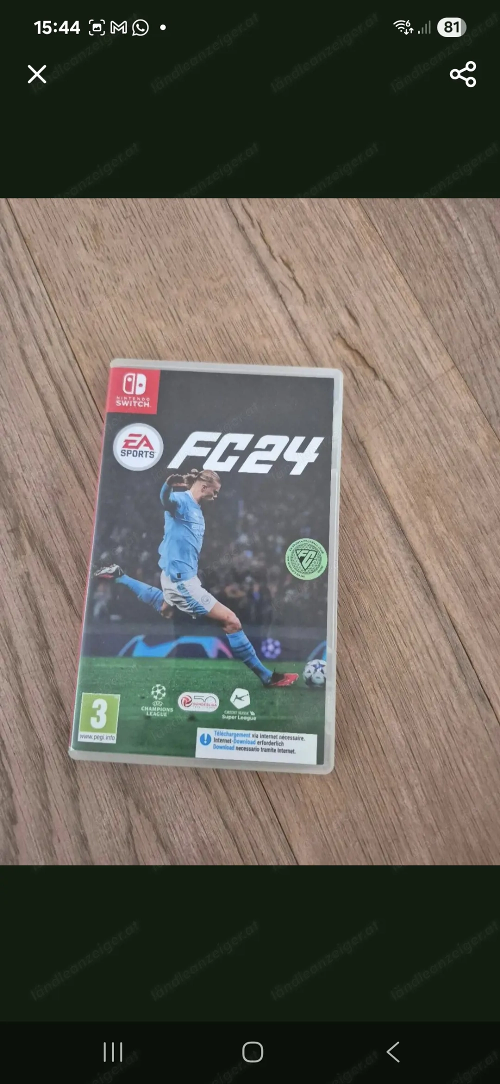 FC 24 Spiel für Switch 