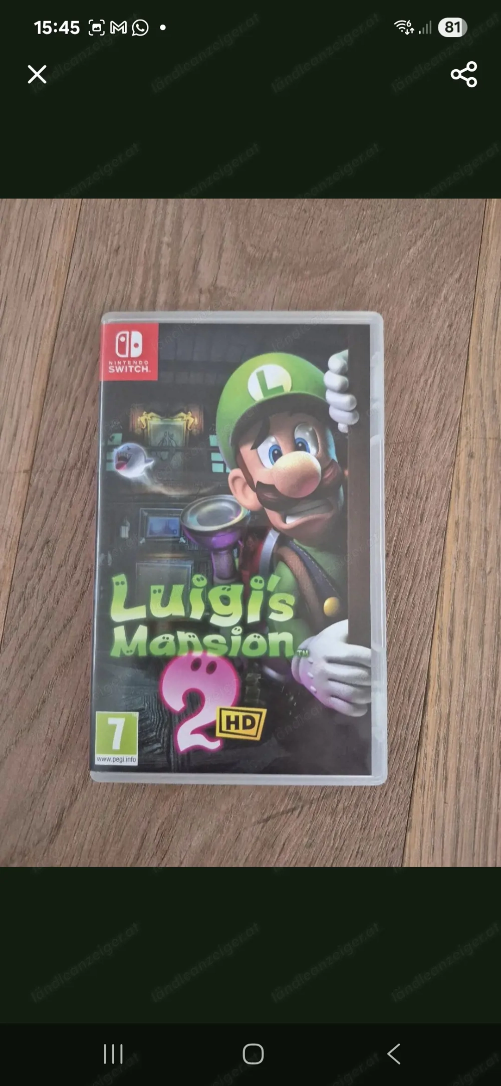 Luigi's Mansion 2 Switch Spiel 