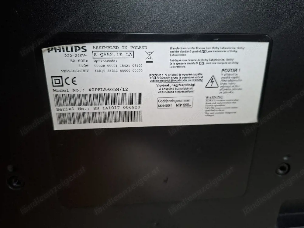 Philips 40PFL5605H 12 (40 Zoll) Full HD