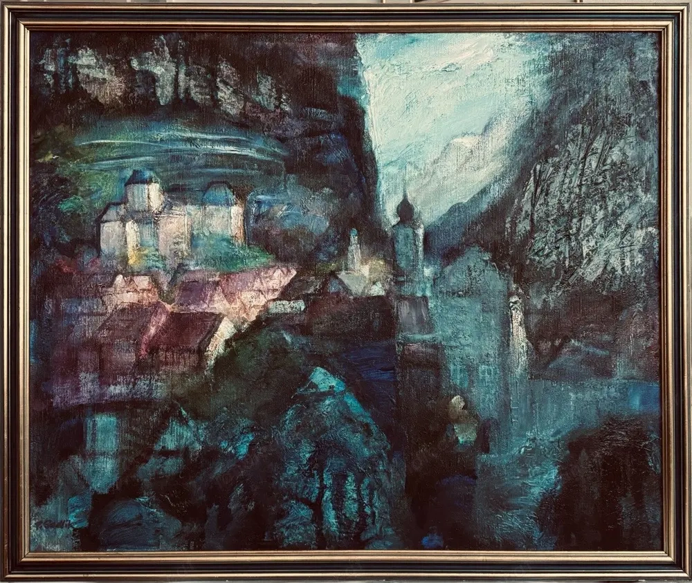 Ölbild von Feldkirch