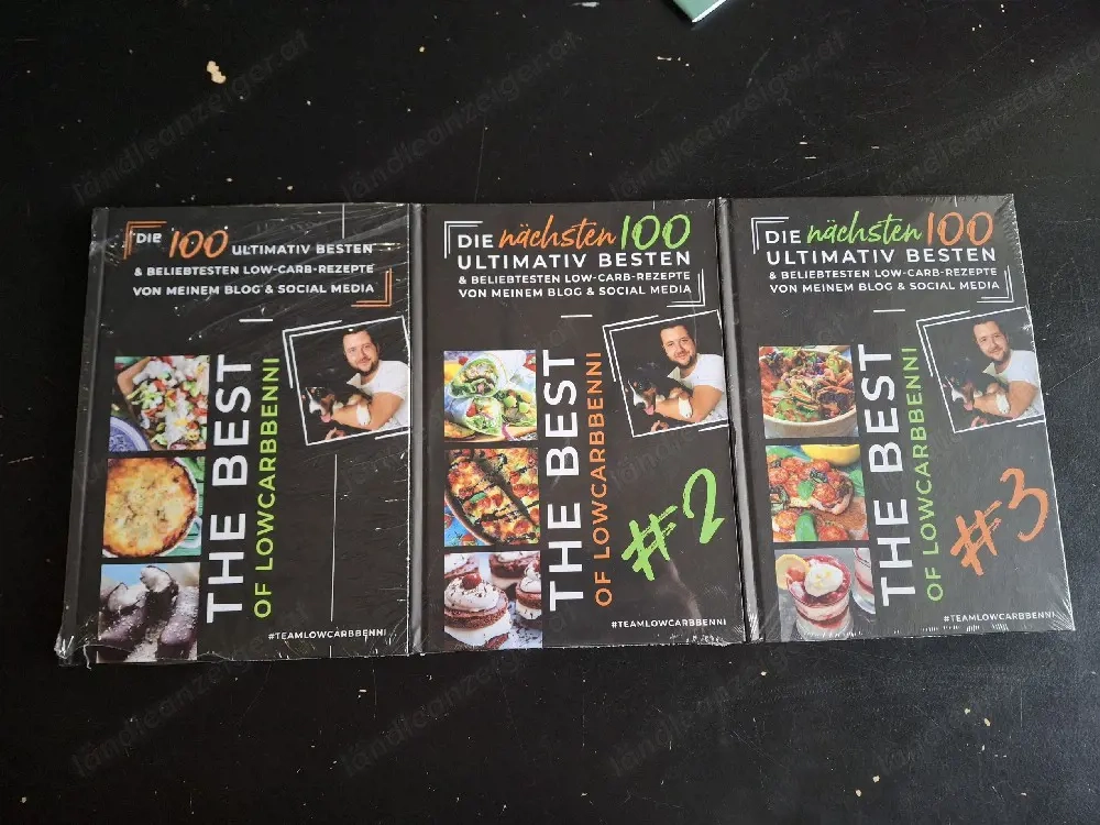 3 LowCarb Kochbücher