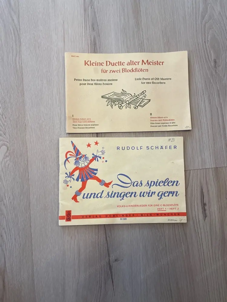 Musiknoten Blockflöte