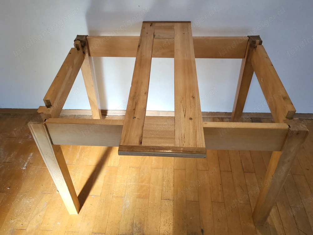 Tisch - mit Echtholz - Länge 3x variabel ausziehbar !