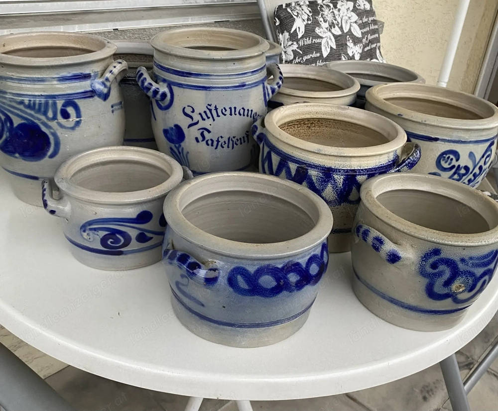 Schmalztöpfe zur Deko