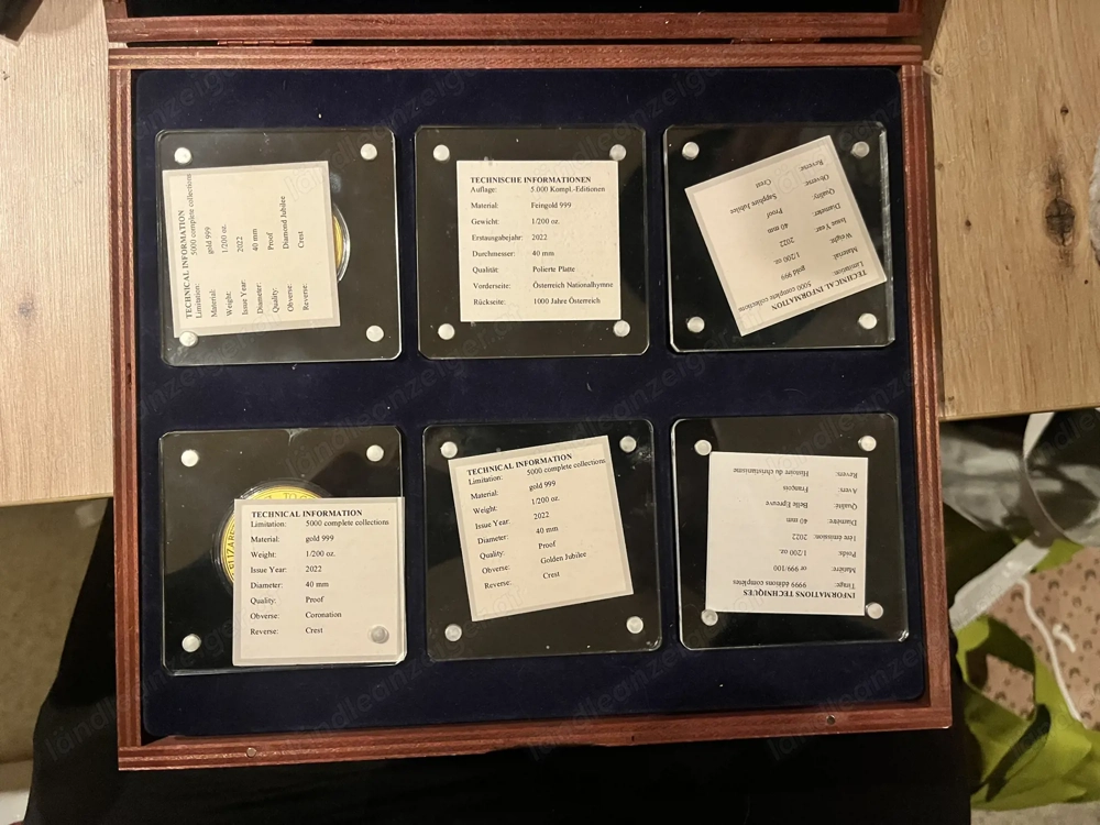 Gold Münzen Sammlung 