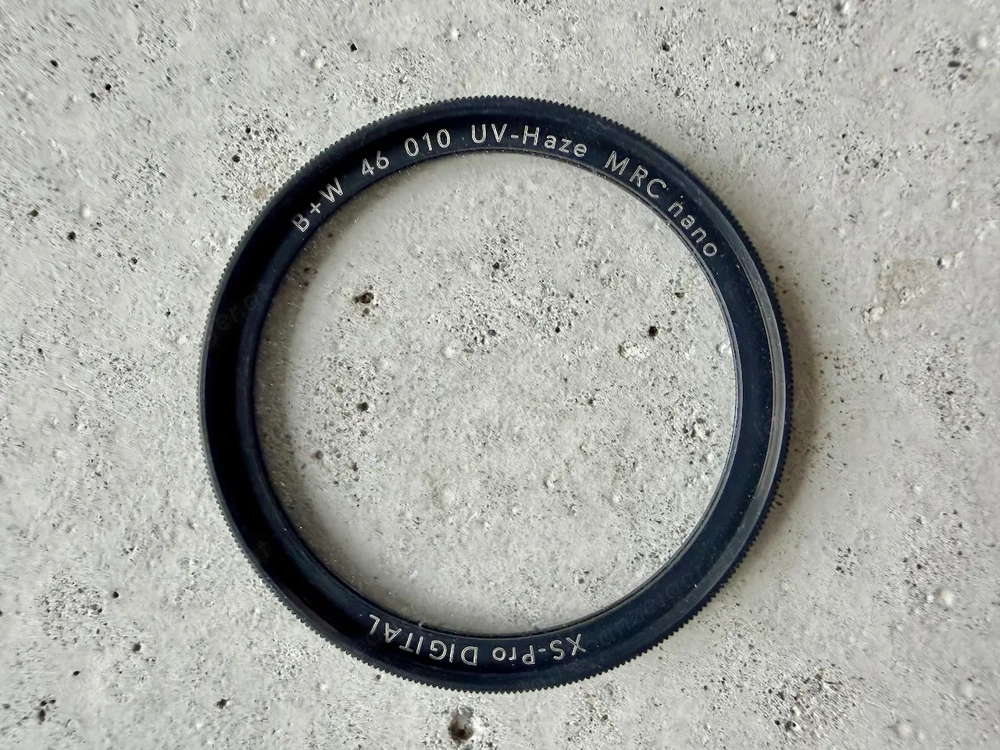 Hochwertiger B+W UV-Filter 46 mm