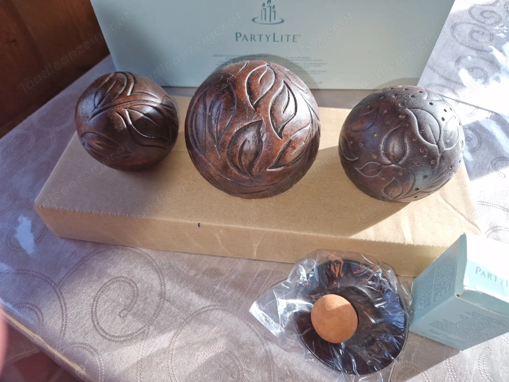 Deko Kugeln "Antike Ruinen" von Partylite 