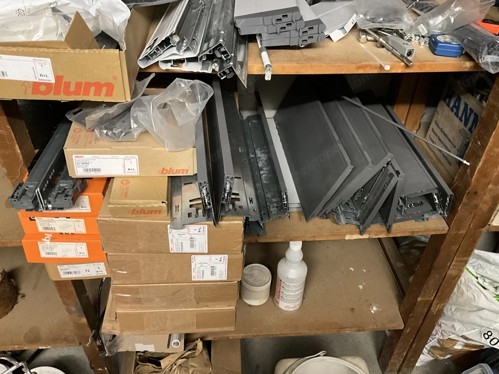 Verschiedene Blum Tandemboxen ,Legrabox Zubehör etc 