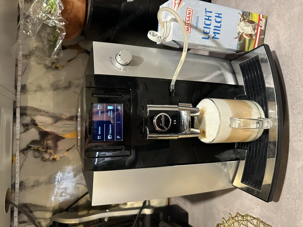 Jura E6 Platin Cappuccino professionell Kaffeemaschine original verpackt!!!