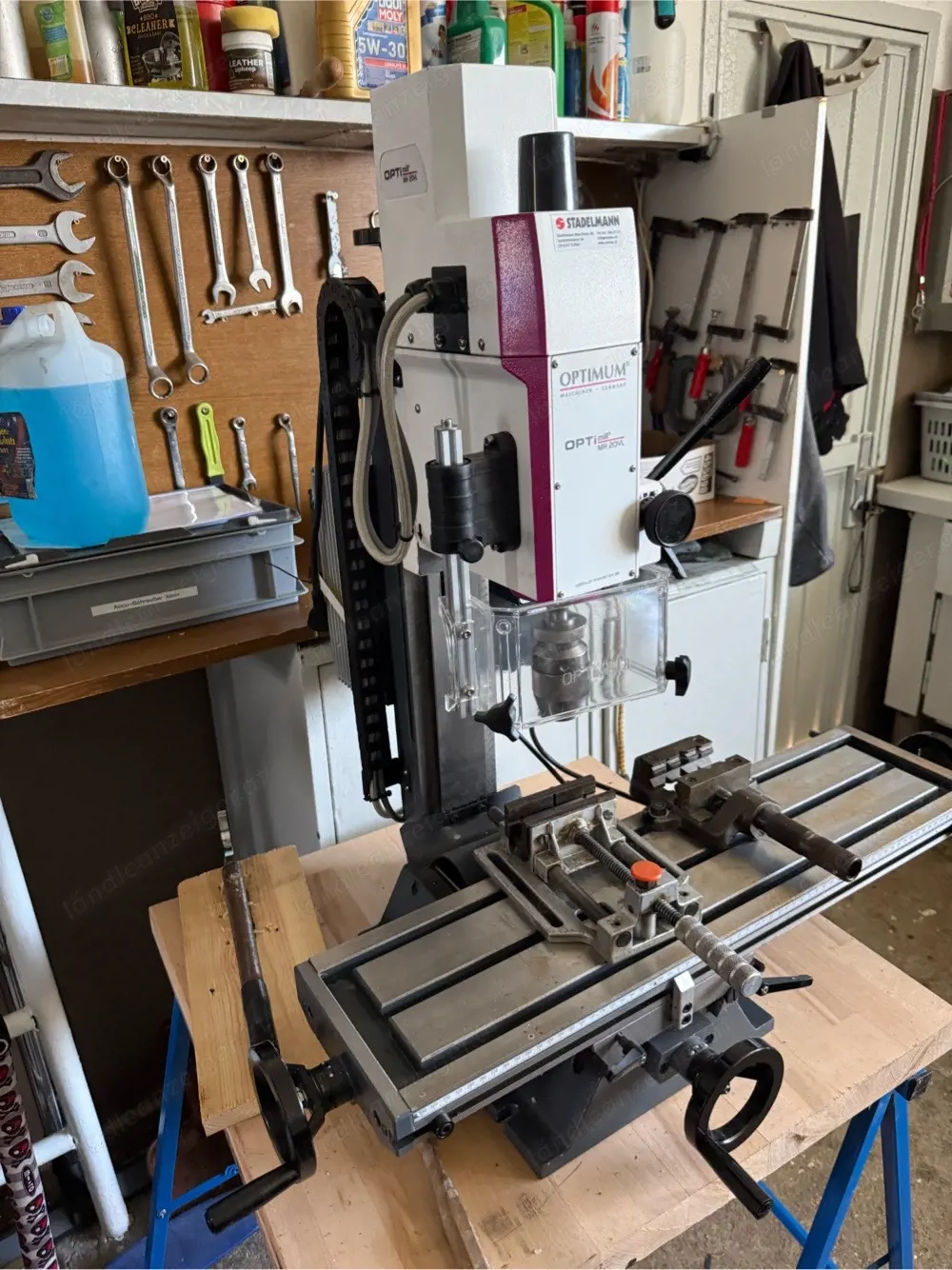 Optimum OPTImill MH 20VL Fräsmaschine   Top Zustand   inkl. Zubehör