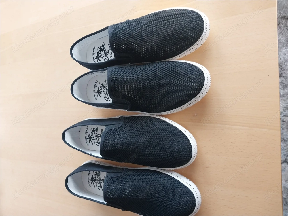 2 x sommer schuhe Gr. 42 schwarz neu ungetragen 20,00  