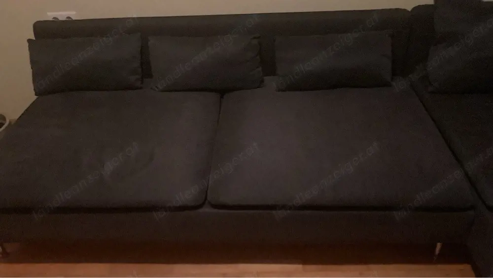 Wohnzimmer Couch grau