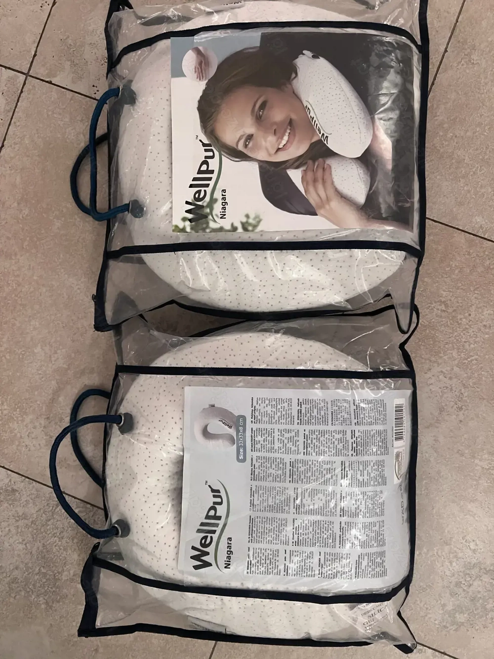 WELLPUR Reisekissen Neuwertig