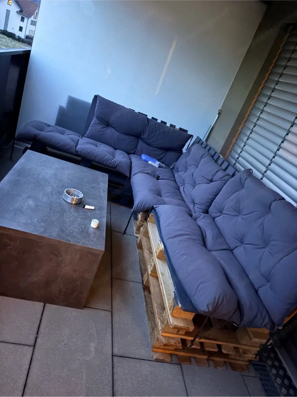 Terrasse Palettenmöbel