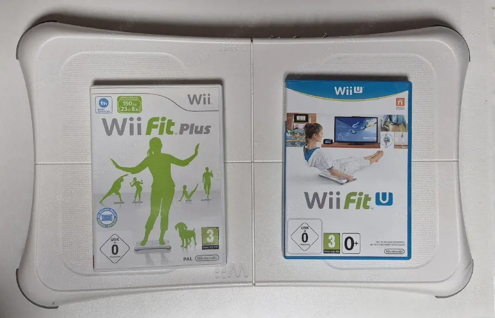 Wii BalanceBoard + Wii Fit Plus + Wii Fit U