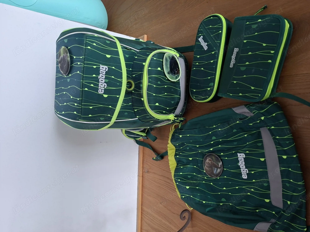 Schultasche Ergobag (samt Zubehör laut Foto) zu verkaufen!