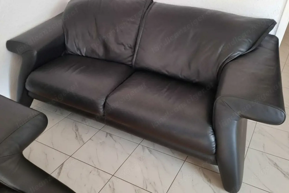 Sofas aus Echtleder 2x!