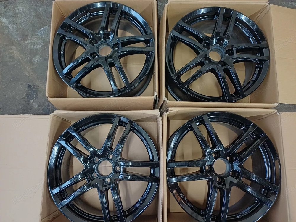  4x Dezent TZ Alu Felgen 7,5x18 5 112 ET 52 ECE Nr. 124R-001349 eintragungsfrei Mercedes