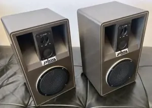 Hifi-Lautsprecherboxen von Hans Deutsch, hergestellt in den 1970er Jahren von ATLANTIC München.