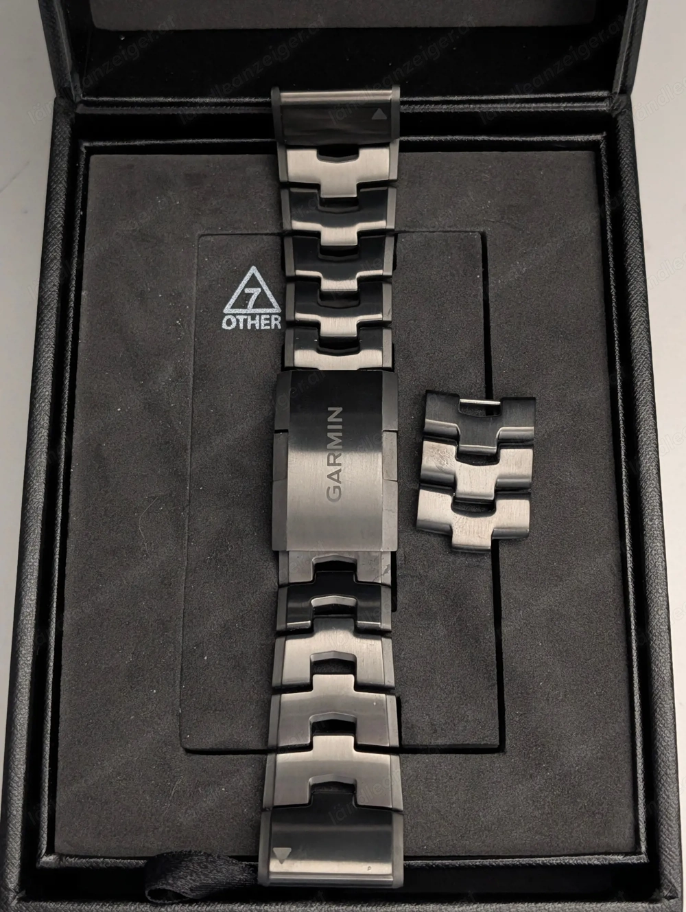 Original GARMIN Titan-Armband (belüftet) | QuickFit 26mm | für Fenix 8   7X   6X   Epix 51mm