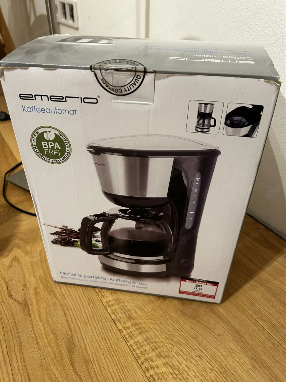 Kaffeemaschine (neu und unbenutzt) zu VERSCHENKEN! 