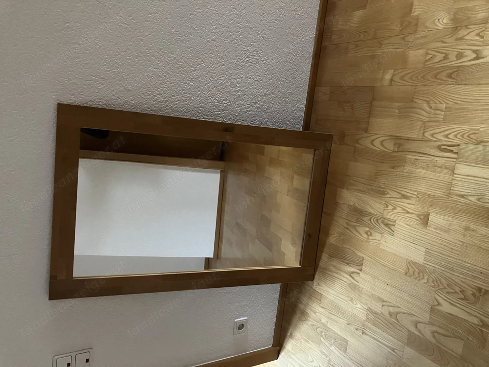 Spiegel hochwertig mit Holzrahmen 75x120