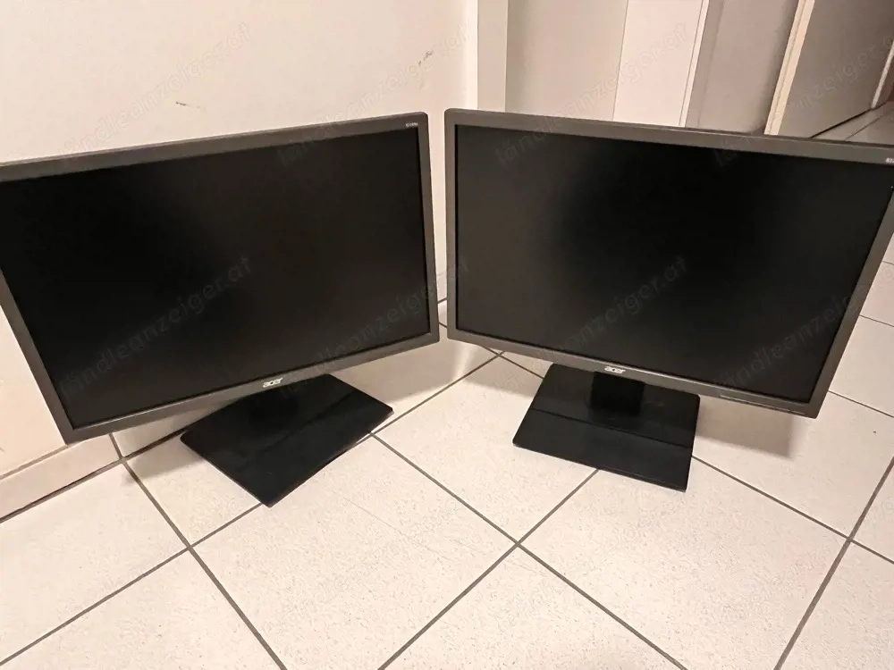 2 Stück im Set: Monitor Acer 22 zoll 
