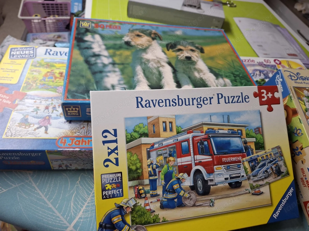 Viele schöne Kinderpuzzle