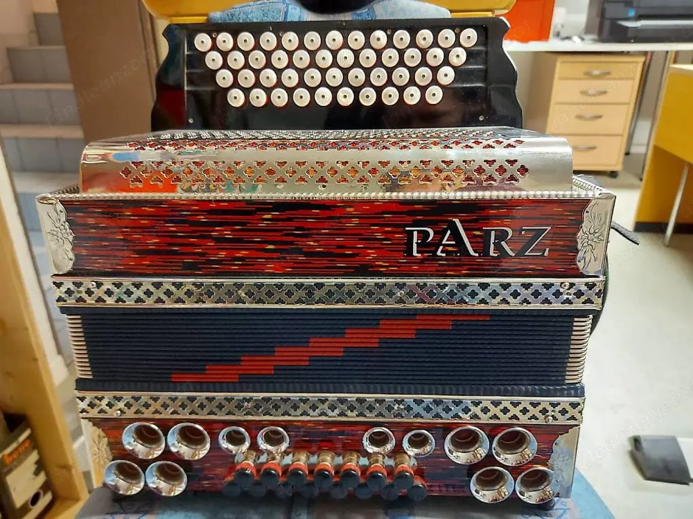 Steirische Harmonika PARZ - edles Einzelstück für Musikliebhaber