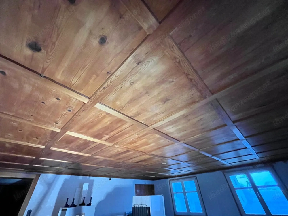 Kasettendecke Altholz