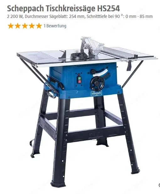 Scheppach Tischkreissäge HS254