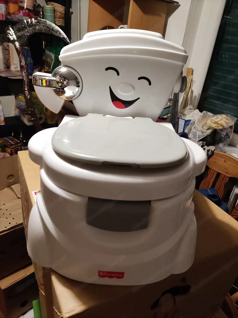 Fisher-Price Meine erste Toilette, Klo mit Musik