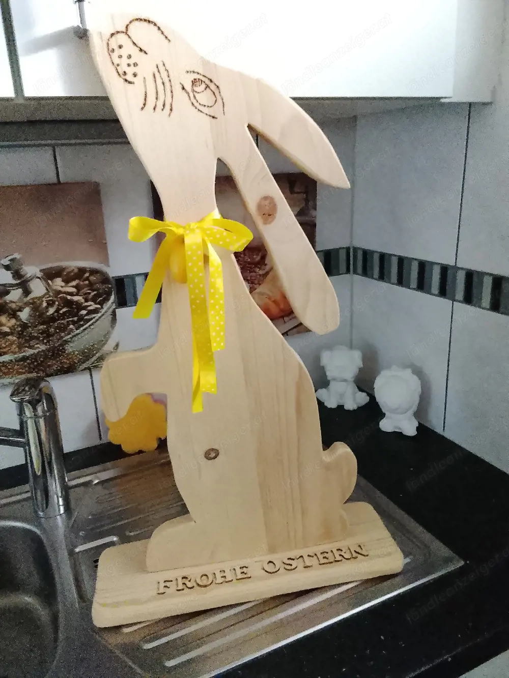 Osterhase aus Holz 