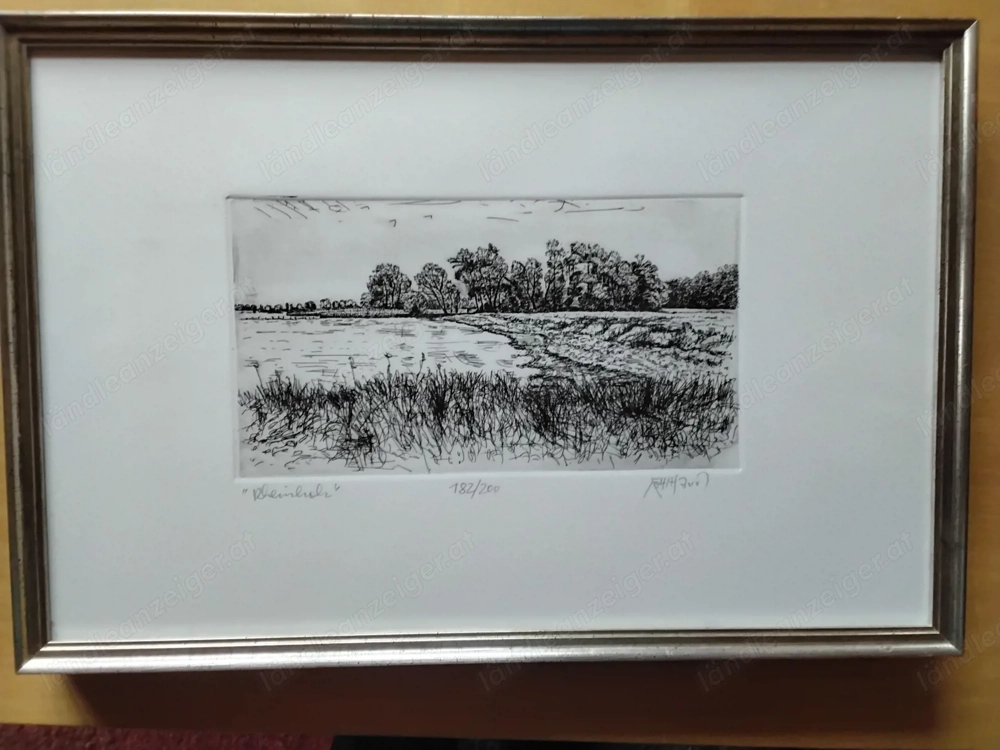 Radierung von Peter Friedrich Kohlhaupt