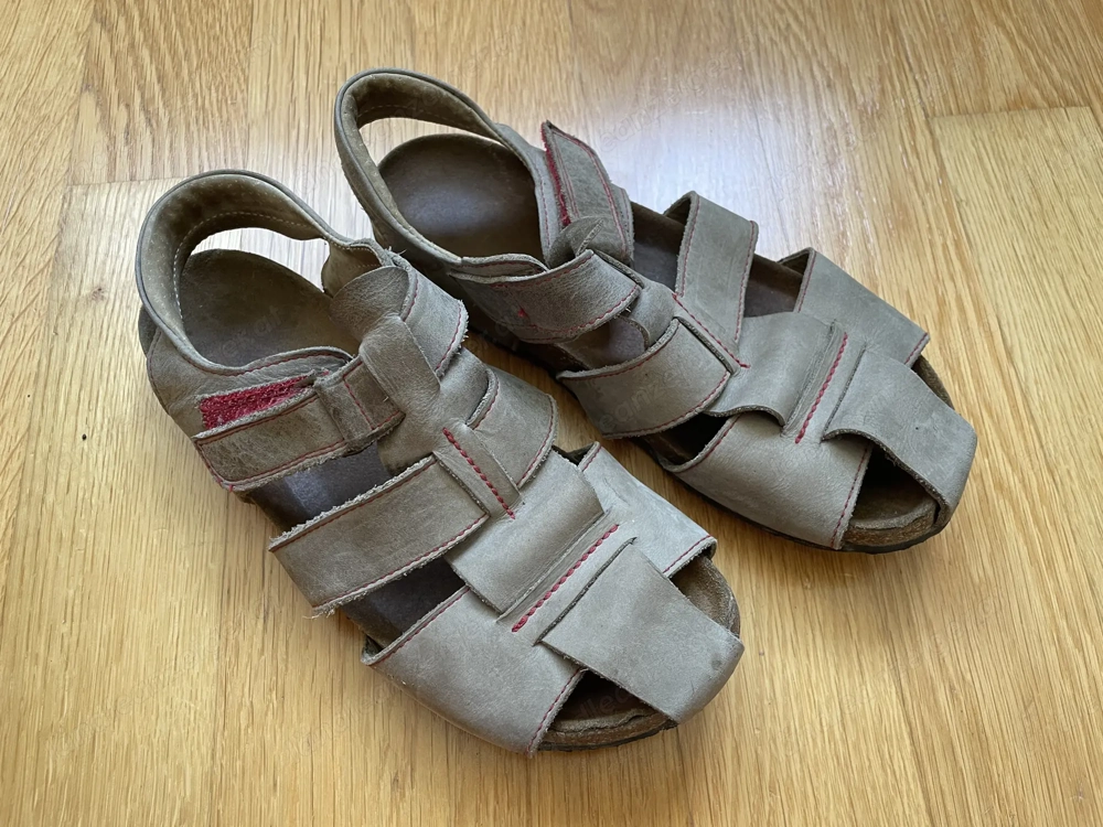 Waldviertler Sandalen Art. S1 Gr 35 flachs