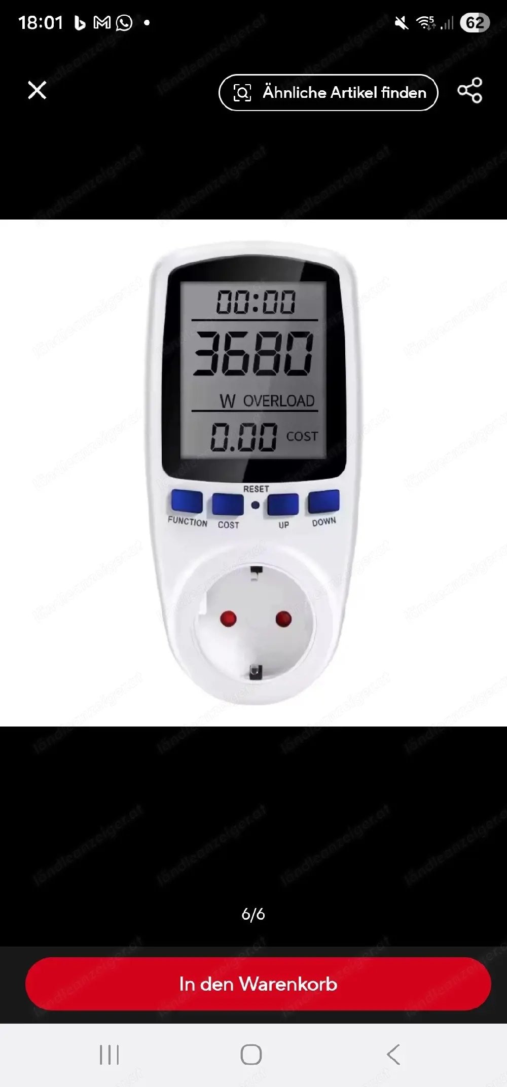 Stromverbrauch Messung mit Steckdose NEU