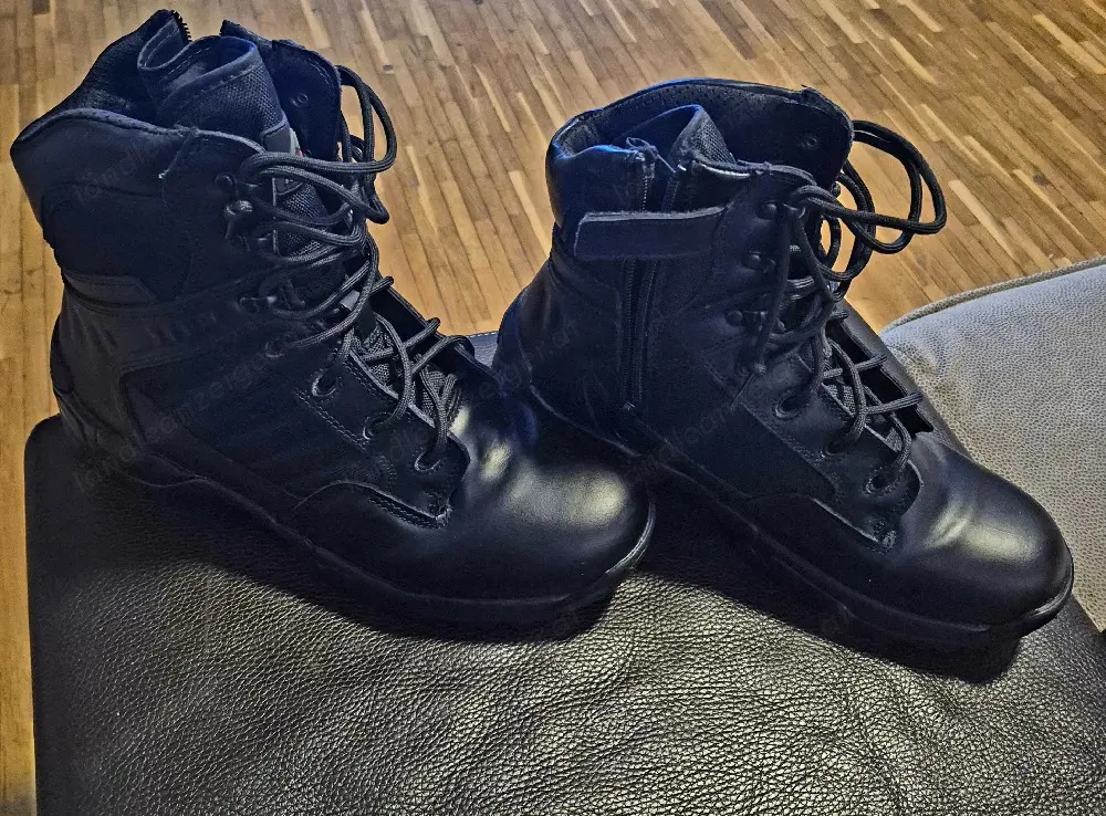 Polizei Leder Stiefel 